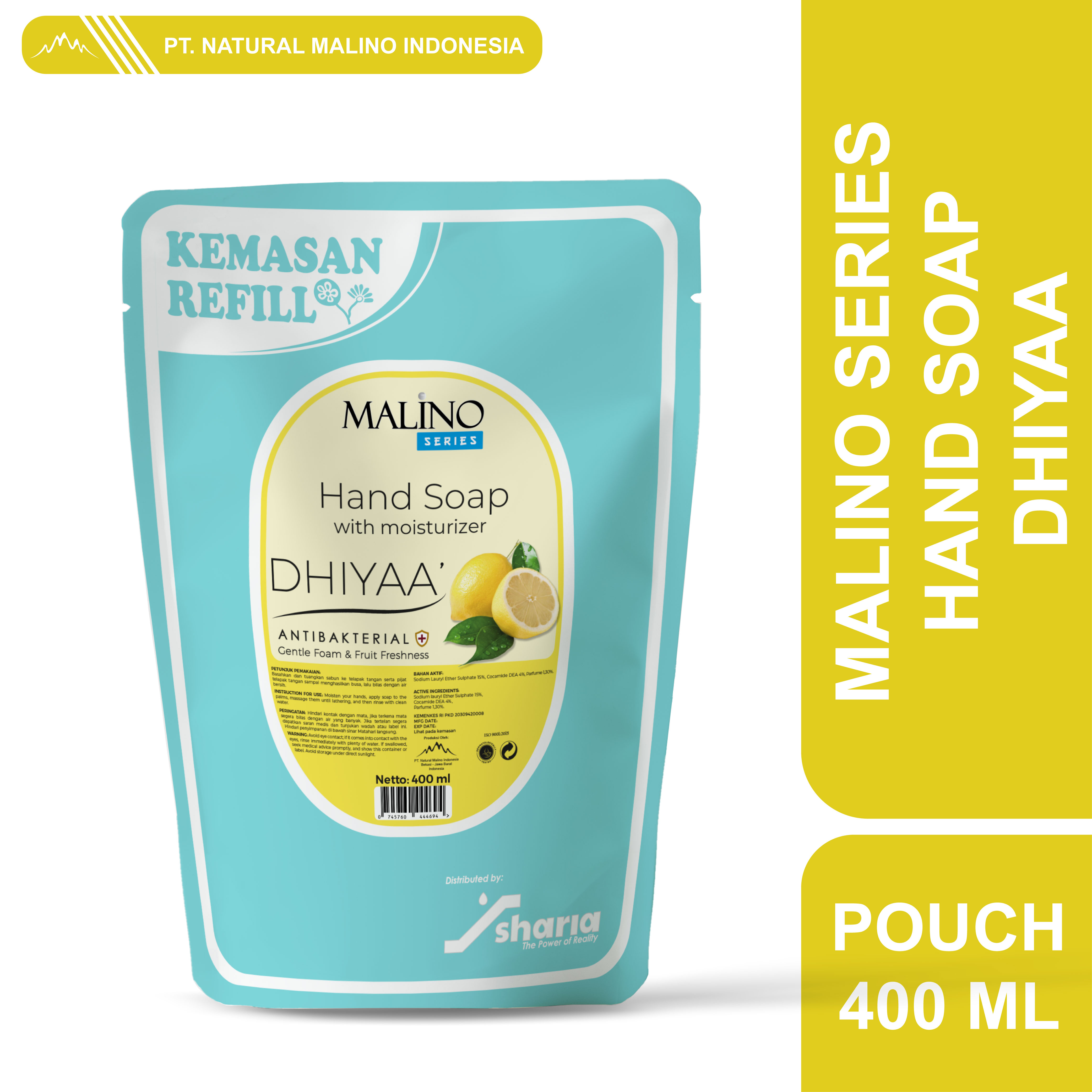 Hand Soap Dhiyaa / Sabun Cuci Tangan 400 ML