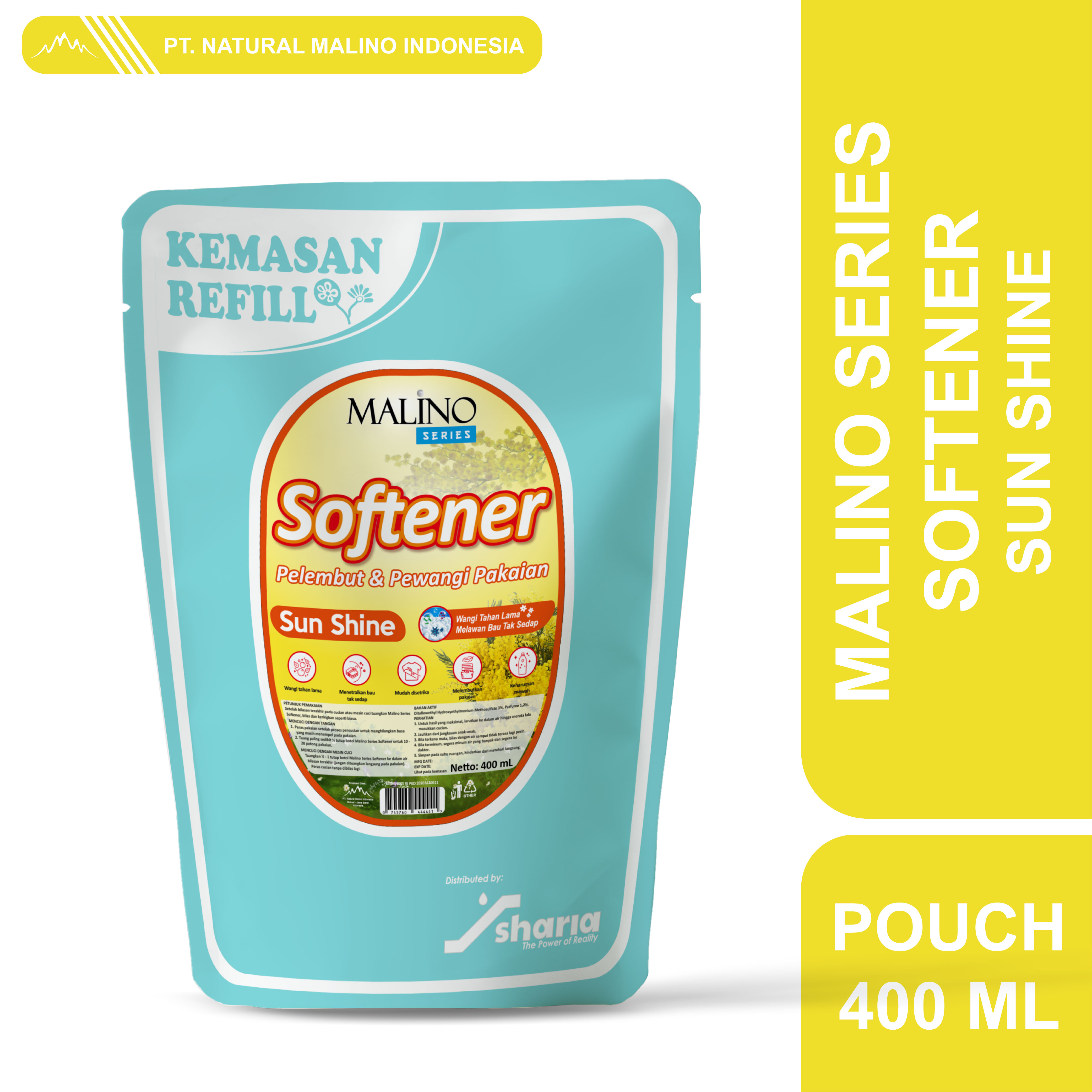 MALINO SERIES SOFTENER SUNSHINE 400 ML