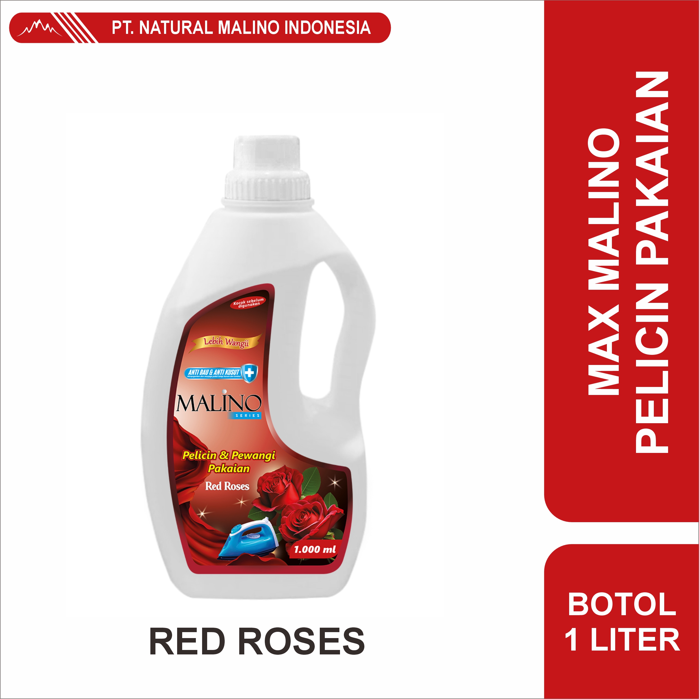 PELICIN & PELEMBUT PAKAIAN RED ROSE 1000 ML